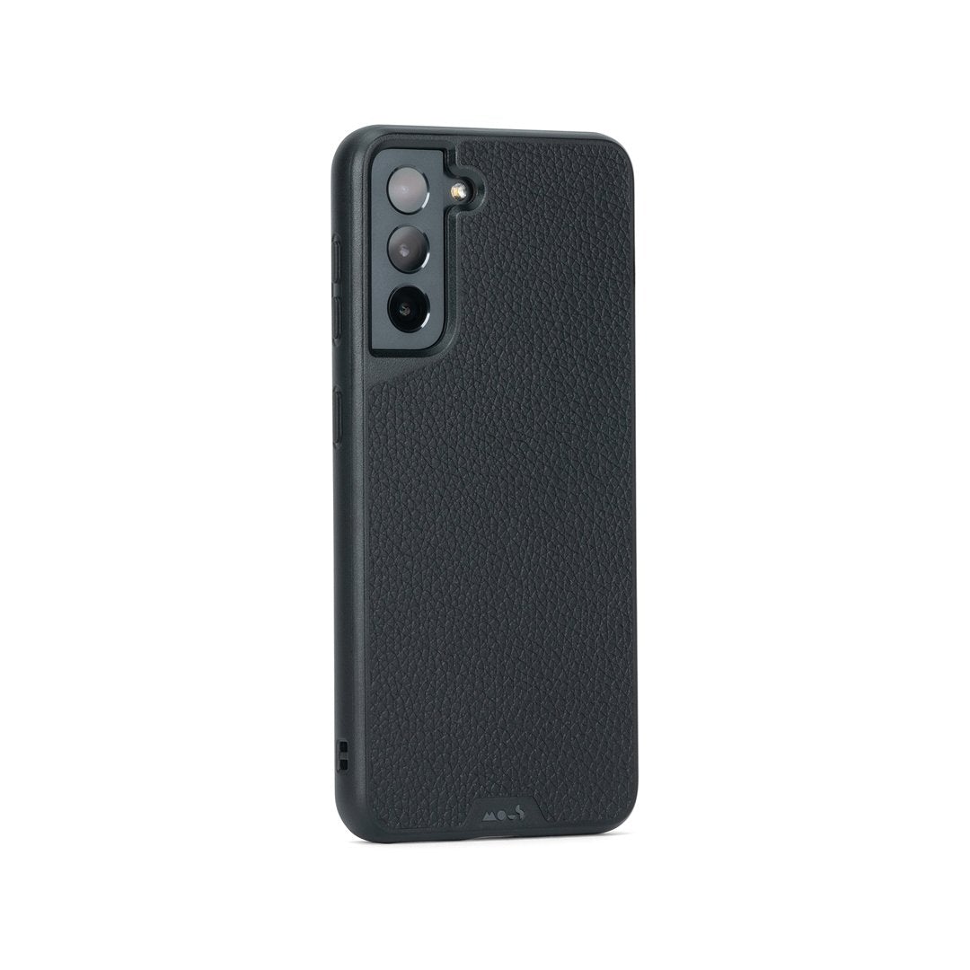 Black Leather Protective Phone Case - Limitless - US 1793